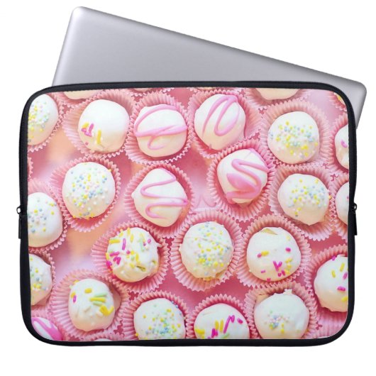 Cupcake Delays Laptopschutzhülle (Vorderseite)