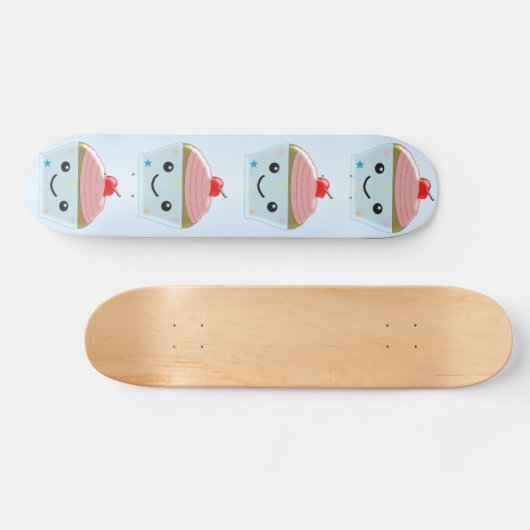 Cupcake Design Skateboard (Horizontal)