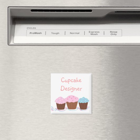 Cupcake Designer Magnet (In Situ (Geschirrspüler))