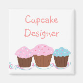 Cupcake Designer Magnet (Vorne)