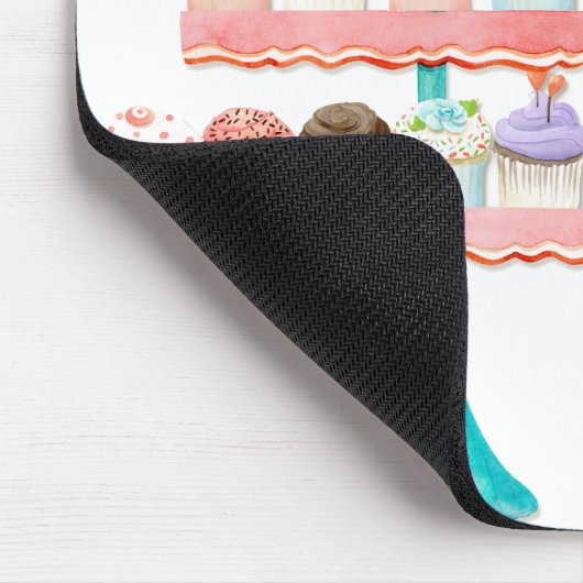 Cupcake Dessert Backbäckerei Business-Paket Mousepad (Ecke)