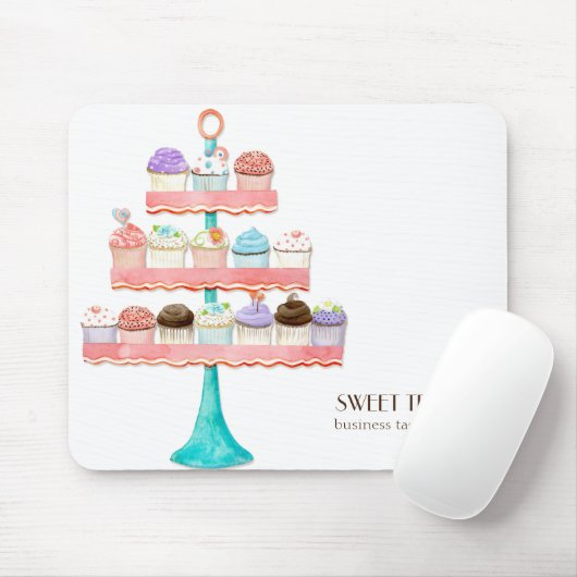 Cupcake Dessert Backbäckerei Business-Paket Mousepad (Mit Mouse)