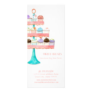 Cupcake Dessert Backbäckerei Business-Paket Werbekarte