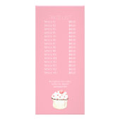 Cupcake Dessert Backbäckerei Business-Paket Werbekarte (Hinten)