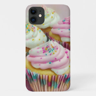 Cupcake Dessert Kuchen Kunst in Pink Phone Case