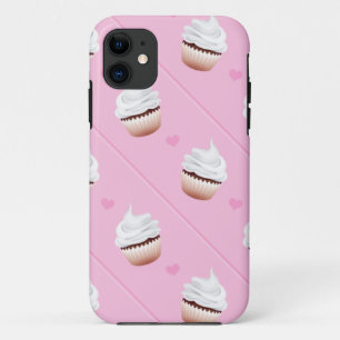 Cupcake diagonale Streifen Case-Mate iPhone Hülle