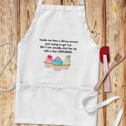 Cupcake Diät Spaß Schürze