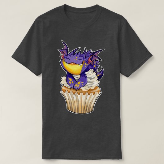 Cupcake Dragon lemon lavender squish T-Shirt (Design vorne)