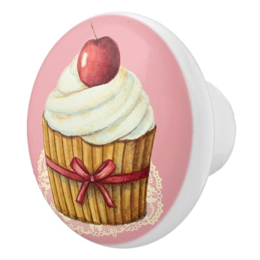 Cupcake Drawer Knob Keramikknauf (Rechts)