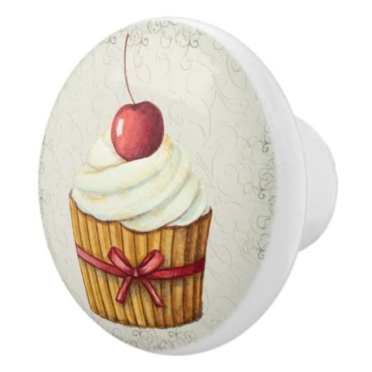 Cupcake Drawer Knob Keramikknauf (Rechts)