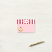 Cupcake-Einkaufs-Küchen-Post-it-Notes-Geschenk Post-it Klebezettel (Auf Schreibtisch)