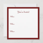 Cupcake Einladung (Rückseite)