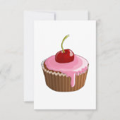 Cupcake Einladungen (Vorderseite)