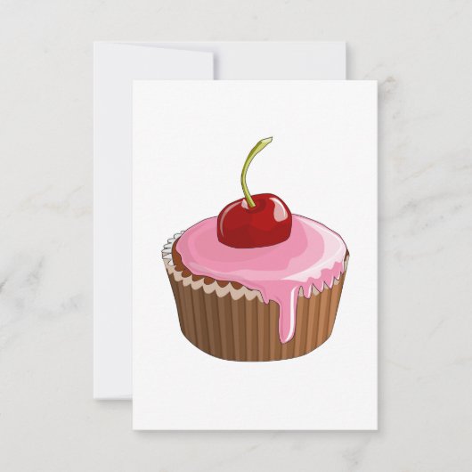 Cupcake Einladungen (Vorderseite)