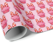Cupcake-Einwickelpapier Geschenkpapier (Rolleneckpunkt)