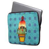 Cupcake Eis Neopren Bag Laptopschutzhülle (Vorderseite Links)
