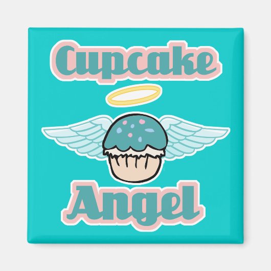 Cupcake-Engel Magnet (Vorne)