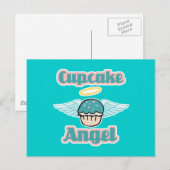 Cupcake Engel Postkarte (Vorne/Hinten)