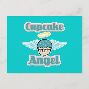 Cupcake Engel Postkarte