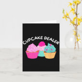 Cupcake Er - Lustiger Cupcake-Bäcker Gebäck Backen Karte (Gelbe Blume)