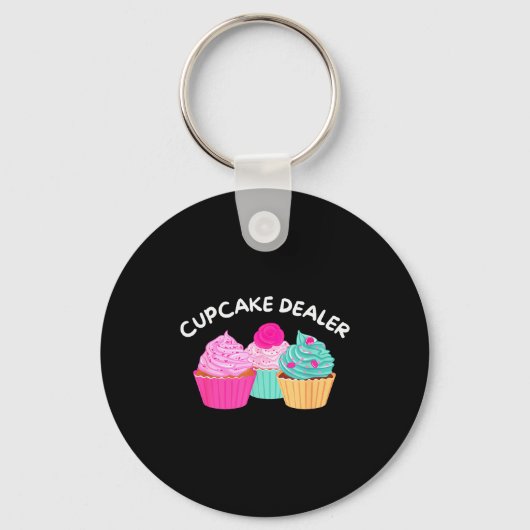 Cupcake Er - Lustiger Cupcake-Bäcker Gebäck Backen Schlüsselanhänger (Vorderseite)