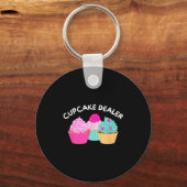Cupcake Er - Lustiger Cupcake-Bäcker Gebäck Backen Schlüsselanhänger (Vorderseite)