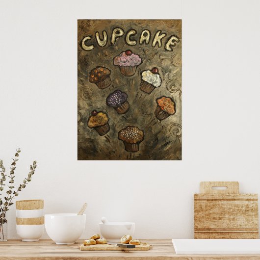 Cupcake-Explosion Poster (Küche)