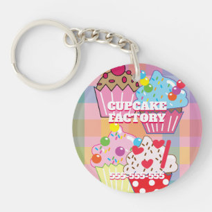 CUPCAKE FACTORY Menü Schlüsselanhänger