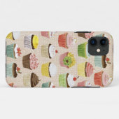 Cupcake-Fall Case-Mate iPhone Hülle (Rückseite (Horizontal))