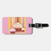 Cupcake Fantasy Colorful Sweet Leckereien Gepäckanhänger (Vorderseite horizontal)