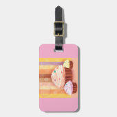 Cupcake Fantasy Colorful Sweet Leckereien Gepäckanhänger (Vorderseite vertikal)