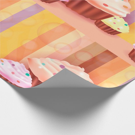 Cupcake Fantasy Colorful Sweet Leckereien Geschenkpapier