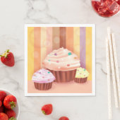 Cupcake Fantasy Colorful Sweet Leckereien Serviette (Beispiel)