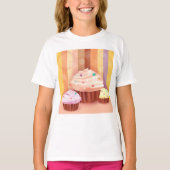 Cupcake Fantasy Colorful Sweet Leckereien T-Shirt (Vorderseite)
