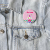 Cupcake First Birthday Button (Beispiel)