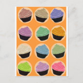 Cupcake Flavors Postkarte (Vorderseite)