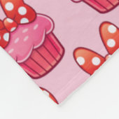 Cupcake Fleece Blanket (Ecke)