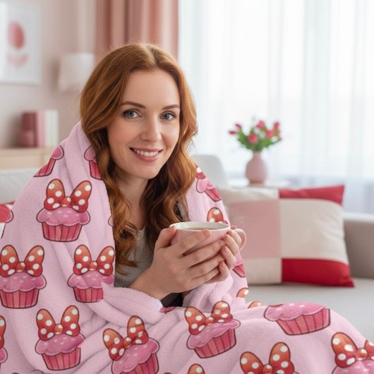 Cupcake-Fleece-Decke Fleecedecke