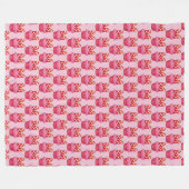 Cupcake-Fleece-Decke Fleecedecke (Vorderseite (Horizontal))