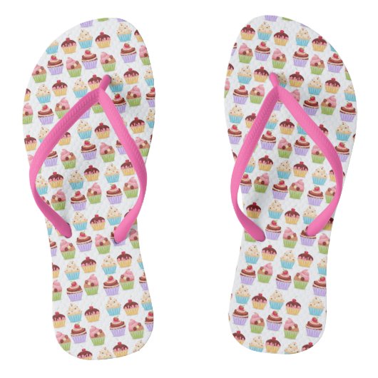 Cupcake Flip Flops Badesandalen (Fußbett)
