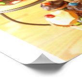 Cupcake Fotografie Poster (Ecke)