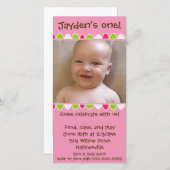 Cupcake Fringe Grußkarte 02 (Vorne/Hinten)