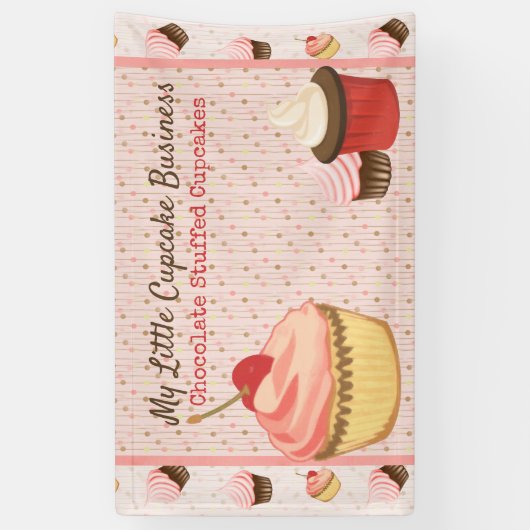 Cupcake Fun Banner (Vertikal)