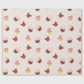 Cupcake Fun Geschenkpapier (Flach)
