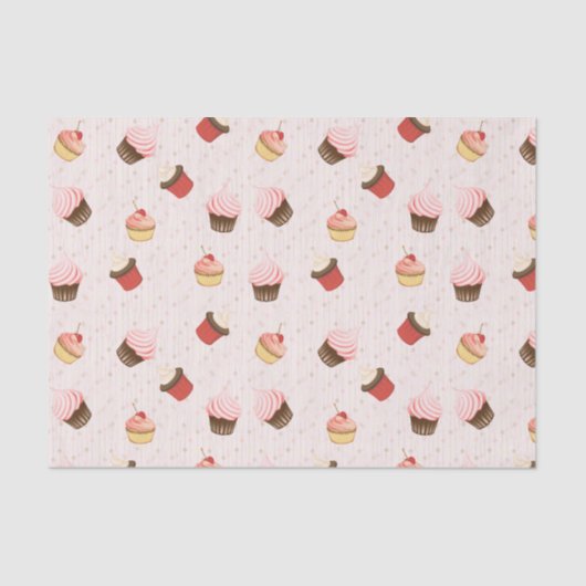 Cupcake Fun Seidenpapier (Vorderseite)