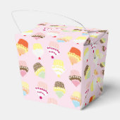 Cupcake-Gastgeschenk Geschenkschachtel (Rückseite)