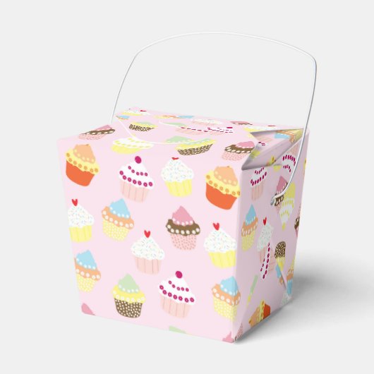 Cupcake-Gastgeschenk Geschenkschachtel (Vorderseite)