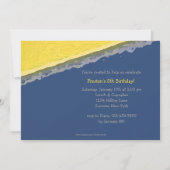 Cupcake Geburtstagseinladung Einladung (Rückseite)