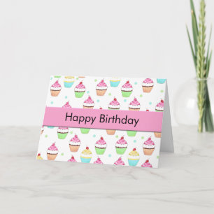Cupcake Geburtstagskarte Karte