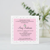 Cupcake Geburtstagsschläfer! Einladung (Stehend Vorderseite)